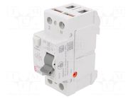 RCD breaker; Inom: 25A; Ires: 30mA; Poles: 2; 230V,400V; IP20; EFI ETI POLAM