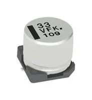 CAP, 330UF, 10V, ALU ELEC, SMD