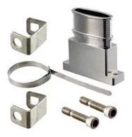 BAND TIED BACKSHELL, 180DEG, 51POS, ALUM