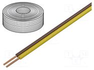 Wire; LiYz; 2x0.14mm2; 250V; Package: 25m; Cu; stranded DONAU ELEKTRONIK