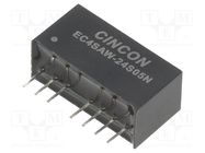 Converter: DC/DC; 5/6W; Uin: 9÷36V; Uout: 5VDC; Iout: 1200mA; SIP8 CINCON