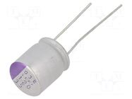 Capacitor: polymer; 120uF; 35VDC; THT; ±20%; Ø10x13mm; OS-CON SEPF PANASONIC