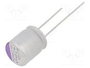 Capacitor: polymer; 330uF; 25VDC; SEPF; THT; ±20%; -55÷105°C; OS-CON PANASONIC