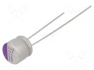Capacitor: polymer; 22uF; 20VDC; THT; ±20%; Ø6.3x6mm; OS-CON SEP PANASONIC