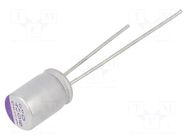Capacitor: polymer; 100uF; 16VDC; THT; ±20%; Ø6.3x9mm; OS-CON SEPC PANASONIC