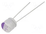 Capacitor: polymer; 180uF; 16VDC; THT; ±20%; Body dim: Ø6.3x6mm PANASONIC