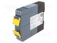 Module: safety relay; 24VDC; for DIN rail mounting; 3SK1; IP20 SIEMENS