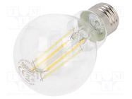 LED lamp; neutral white; E27; 230VAC; 1055lm; P: 7.5W; 4000K 