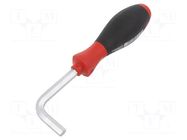 Screwdriver; angular; hex key; HEX 8mm; SoftFinish® WIHA