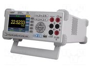 Benchtop multimeter; LCD 4"; 5,5 digit; Sampling: 150x/s; 20÷1MHz OWON