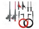 Test leads; Wire insul.mat: PVC; red and black; 4mm BEHA-AMPROBE