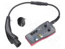 Meter: test adapter kit; 10A; black-red; 250/430V; Socket: UK; IP54 BEHA-AMPROBE
