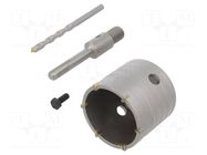 Hole saw; 65mm; concrete,brick type materials,wall YATO