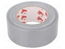 Tape: duct; W: 48mm; L: 50m; Thk: 0.14mm; silver; rubber; -10÷75°C SCAPA