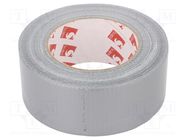 Tape: duct; W: 48mm; L: 50m; Thk: 0.14mm; silver; rubber; -10÷75°C SCAPA