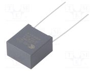 Capacitor: polypropylene; X2; R46 310V; 0.47uF; 18x19x11mm; THT KEMET