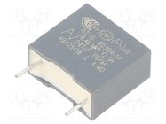 Capacitor: polypropylene; X2; R46 310V; 0.047uF; 13x12x6mm; THT KEMET