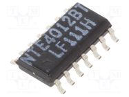 IC: digital; NAND; Ch: 2; IN: 4; CMOS; SMD; SO14; 3÷18VDC; -55÷125°C NTE Electronics