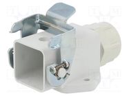 Enclosure: for HDC connectors; C146,heavy|mate; size A3; plastic AMPHENOL