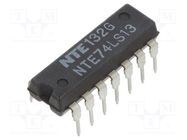 IC: digital; NAND; Ch: 2; IN: 4; TTL; THT; DIP14 NTE Electronics