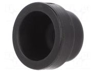 Plugs; 12mm; elastomer; Seal Plug DS; black; -20÷80°C; IP54 HUMMEL