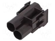Connector: HDC; module; male; 1kV; PIN: 2; w/o contacts AMPHENOL