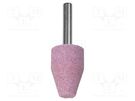 Grindingstone; 10÷20mm; Mounting: rod 6mm; Kind of file: conical WOLFCRAFT