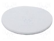Cleaning cloth: felt polishing disk; Ø: 125mm; Mounting: bur WOLFCRAFT
