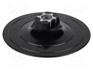 Sanding plate; Mounting: bur; Thread: M14 WOLFCRAFT