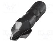 Countersink; 4÷10mm; wood,metal,plastic; tool steel WOLFCRAFT