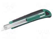Knife; universal; 9mm; locked blade,pulled out, breakable blade WOLFCRAFT