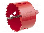 Hole saw; Ø: 6mm; Ø: 74mm; wood,plastic,drywall,steel; hexagonal WOLFCRAFT