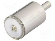 Diamond hole saw; glaze,ceramic tile; CERAMIC WOLFCRAFT