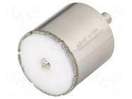 Diamond hole saw; 53mm; glaze,ceramic tile; CERAMIC WOLFCRAFT