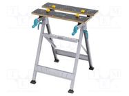 Clamping table; Master 200; H: 800mm; Work.surface dim: 645x300mm WOLFCRAFT