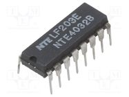 IC: digital; binary adder; CMOS; 3÷18VDC; THT; DIP16; Ch: 3; 3mA NTE Electronics