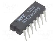 IC: digital; AND; Ch: 4; IN: 2; TTL; THT; DIP14; OUT: open collector NTE Electronics