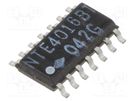 IC: analog switch; multiplexer; Ch: 4; Outputs: 1; SO14; 3÷18VDC NTE Electronics