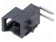 Connector: wire-board; Nano-Fit; PIN: 2; angled; -40÷105°C; UL94V-0 