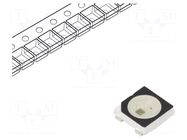 Programmable LED; RGB; SMD; 5050,PLCC4; 5x5x1.6mm; DMX 512 WORLDSEMI