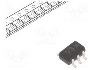IC: digital; NOR; Ch: 1; IN: 2; CMOS; SMD; SC88A; 2÷5.5VDC; -55÷125°C ONSEMI