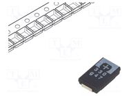 Capacitor: tantalum-polymer; low ESR; 330uF; 4VDC; 2800mA; SMD PANASONIC