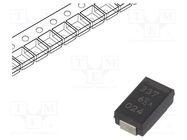 Capacitor: tantalum-polymer; low ESR; 330uF; 6.3VDC; D; 2917; SMD KEMET