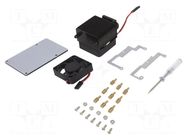 Heatsink: extruded; grilled; Raspberry Pi; black; L: 41mm; W: 58mm 