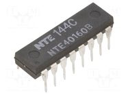 IC: digital; 4bit,decade counter,synchronous; CMOS; THT; DIP16 NTE Electronics
