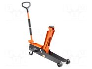 Hydraulic floor jack; 3000kg; Hmin: 130mm; Hmax: 800mm BAHCO