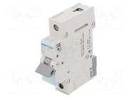 Circuit breaker; 230/400VAC; Inom: 1A; Poles: 1; Charact: C; 6kA HAGER
