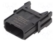Connector: HDC; module; male; 400V; PIN: 8; w/o contacts; Quintax AMPHENOL