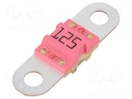 Fuse: fuse; 125A; 32VDC; automotive; 16x12x8mm; M5 screw; BF1 LITTELFUSE