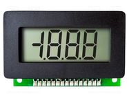 Voltmeter; digital,mounting; 0÷200mV; on panel; LCD; 3,5 digit LASCAR